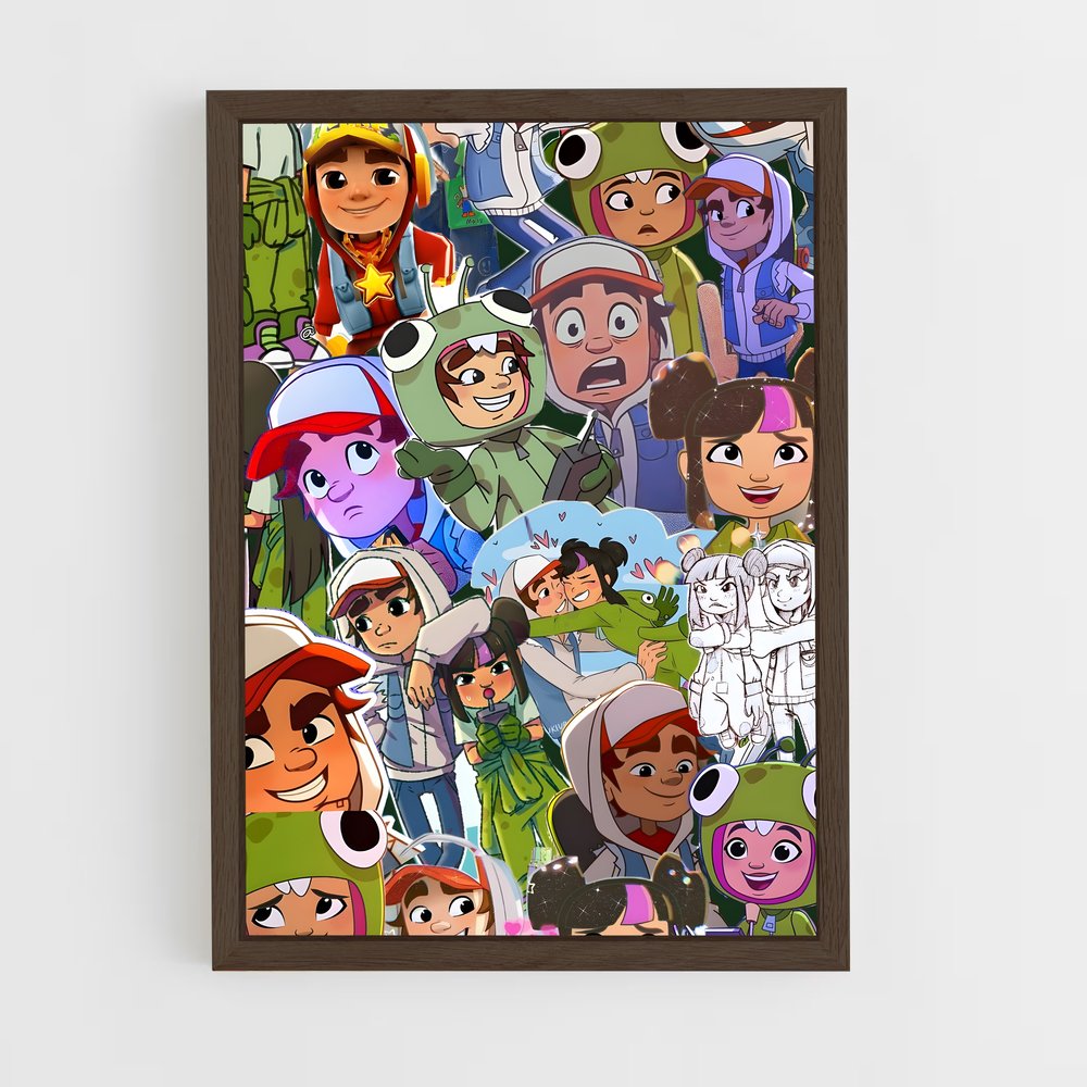 Poster Surfing Squad – affiche Subway surfers (vue 5)